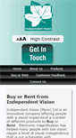 Mobile Screenshot of independentvision.org.uk